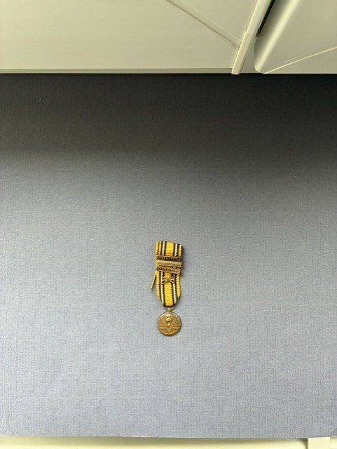 mini medaille, Ophalen of Verzenden, Landmacht, Lintje, Medaille of Wings
