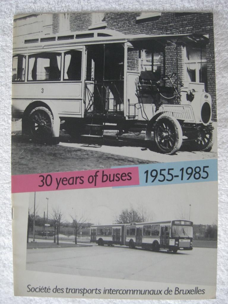 STIB MIVB – matériel roulant – 1985 rare, Enlèvement ou Envoi, Tram
