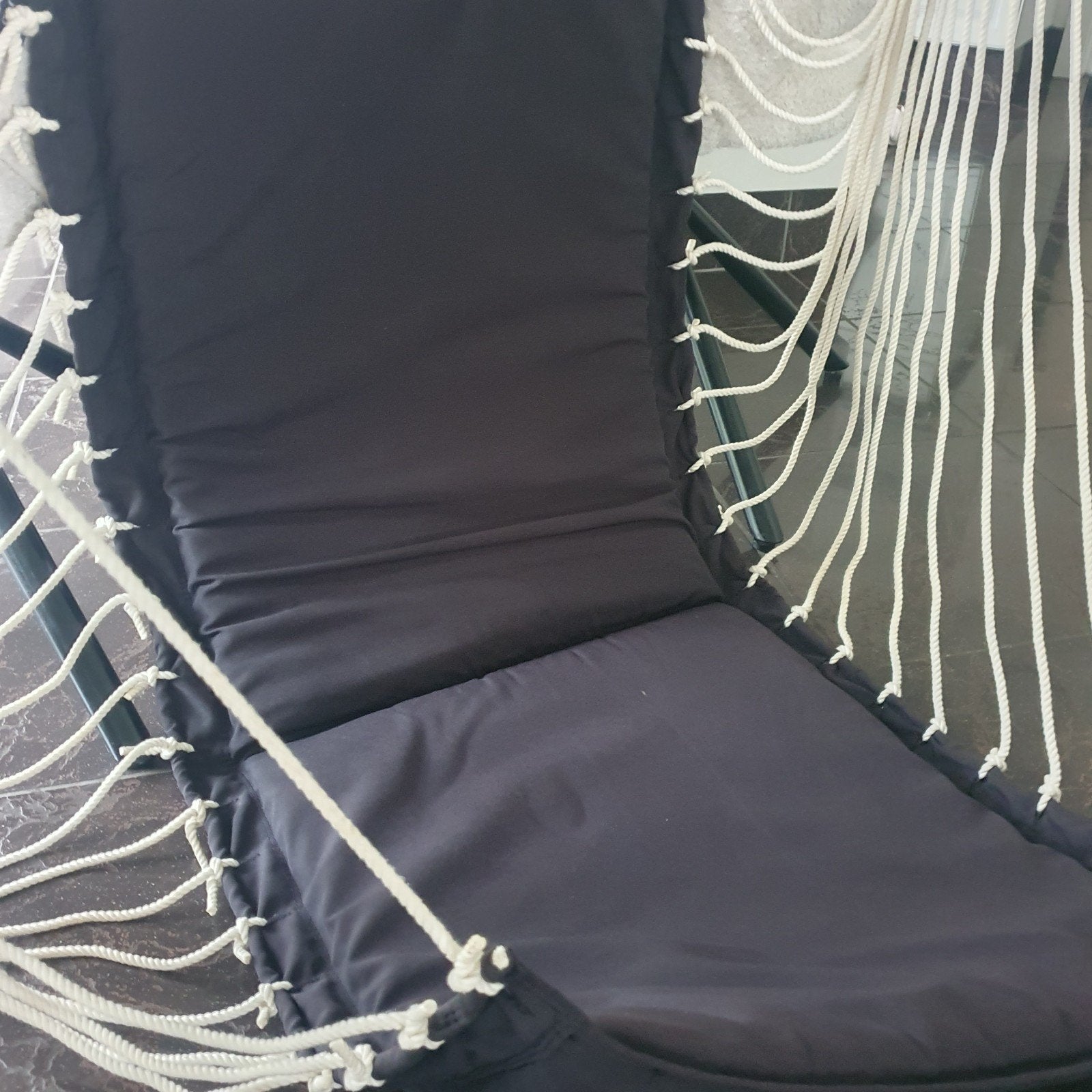 Zwarte hangstoel, Tuin en Terras, Ophalen