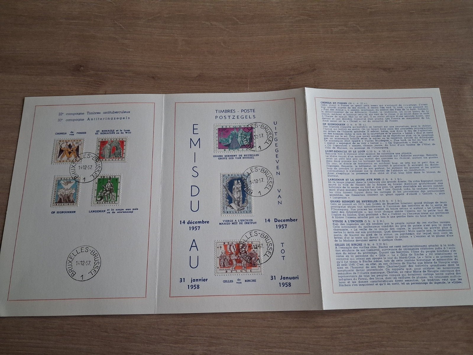 Planche  avec série  complète  de timbres antituberculeux, Enlèvement ou Envoi