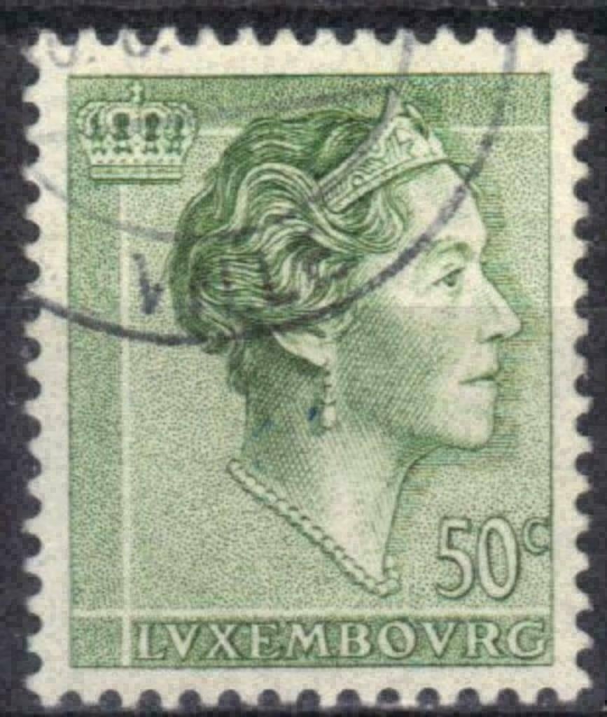 Luxembourg 1960-1964 - Yvert 582 - Grande-Duchesse Char (ST), Envoi, Luxembourg, Affranchi
