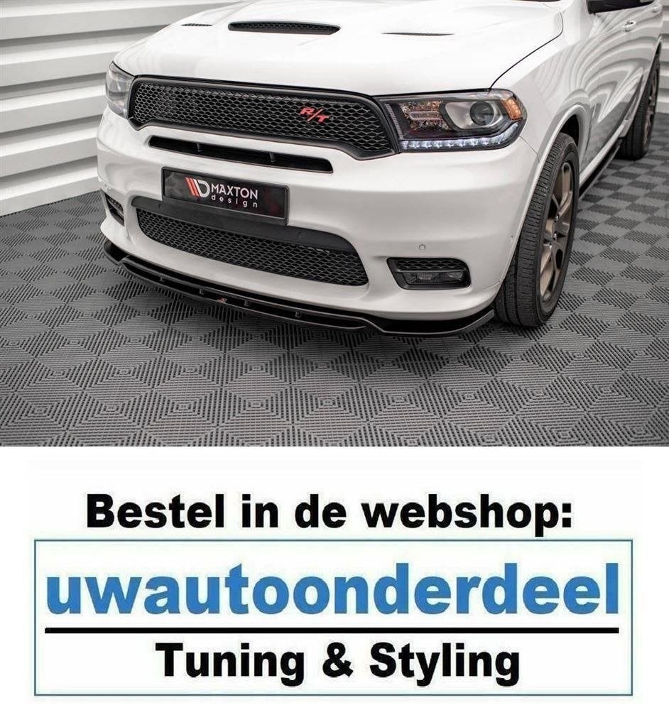 Maxton Design Voor Dodge Durango RT MK3 Spoiler Lip Splitter, Envoi