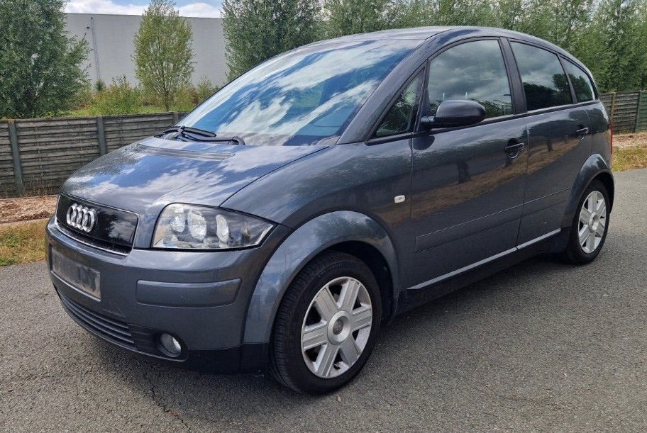 Audi A2 1.4 TDI *82.000 Km*2004*PROPER*AIRCO*CARPASS*5 DEURS, Argent ou Gris, Achat, Boîte manuelle, Entretenue par le concessionnaire