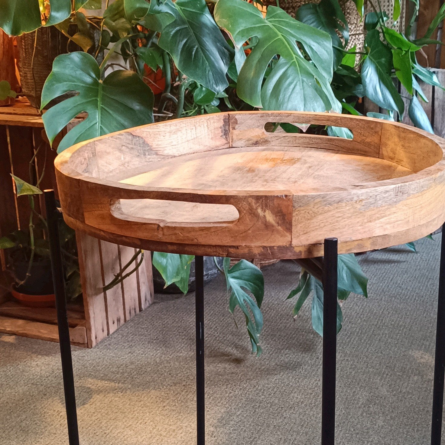 Bijzet tafel / Nachttafel / Nachtkastje van hout., Ophalen, Hout