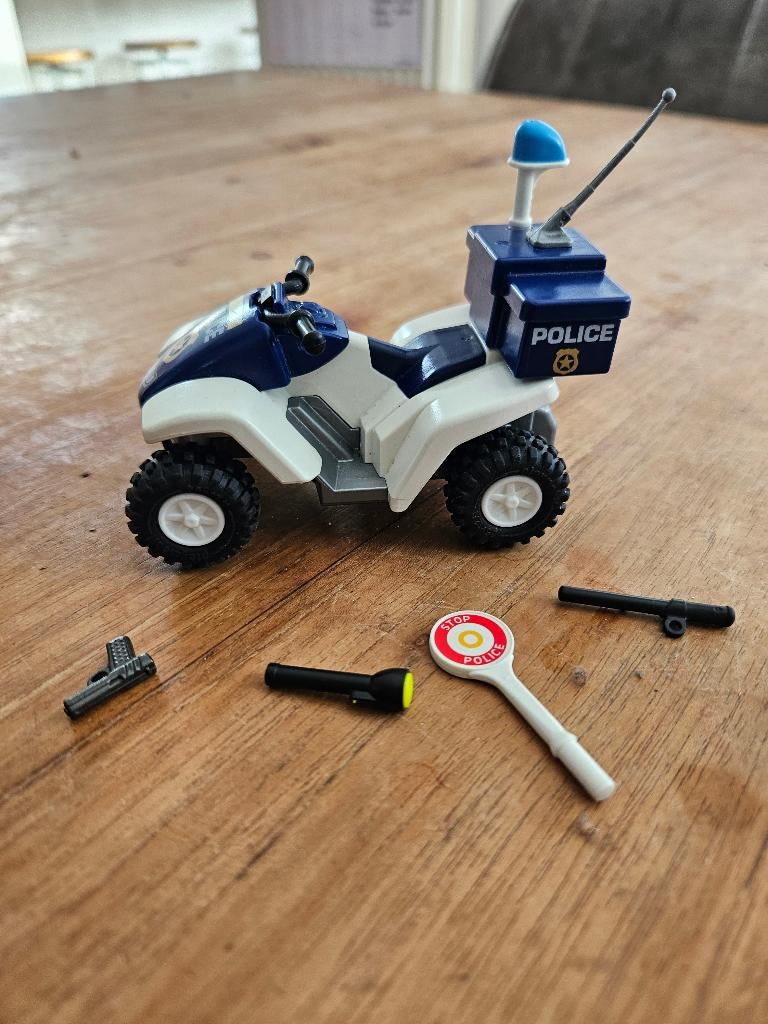 Playmobil Politie quad 3655, Kinderen en Baby's, Speelgoed | Playmobil, Ophalen of Verzenden, Zo goed als nieuw, Complete set