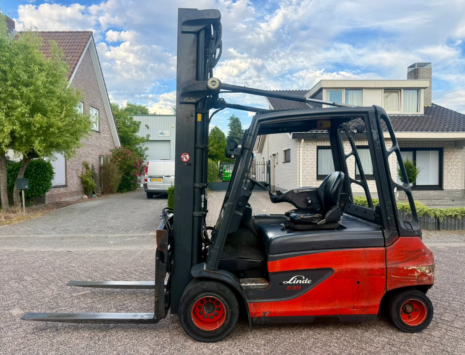 Chariot élévateur Linde E35L-01 3500 kg, batterie jeune de, Enlèvement, Chariot élévateur