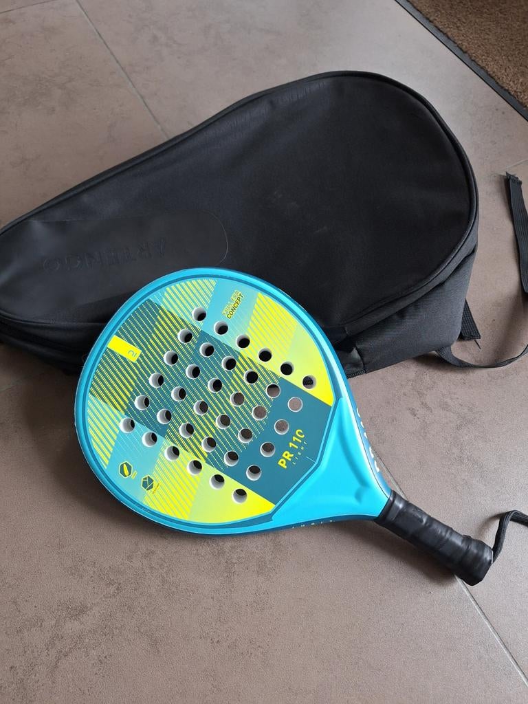 Padelracket kids + rugzak, Sport en Fitness, Ophalen, Zo goed als nieuw, Padelracket