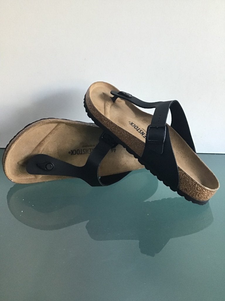 Birkenstock Gizeh 44 zwart | Nieuw | Gratis verzenden, Kleding | Heren, Slippers, Verzenden, Zwart, Nieuw