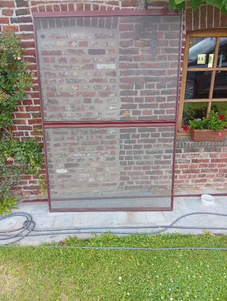 vliegenraam, Doe-het-zelf en Bouw, Ophalen, 120 cm of meer, Hordeur, Zo goed als nieuw
