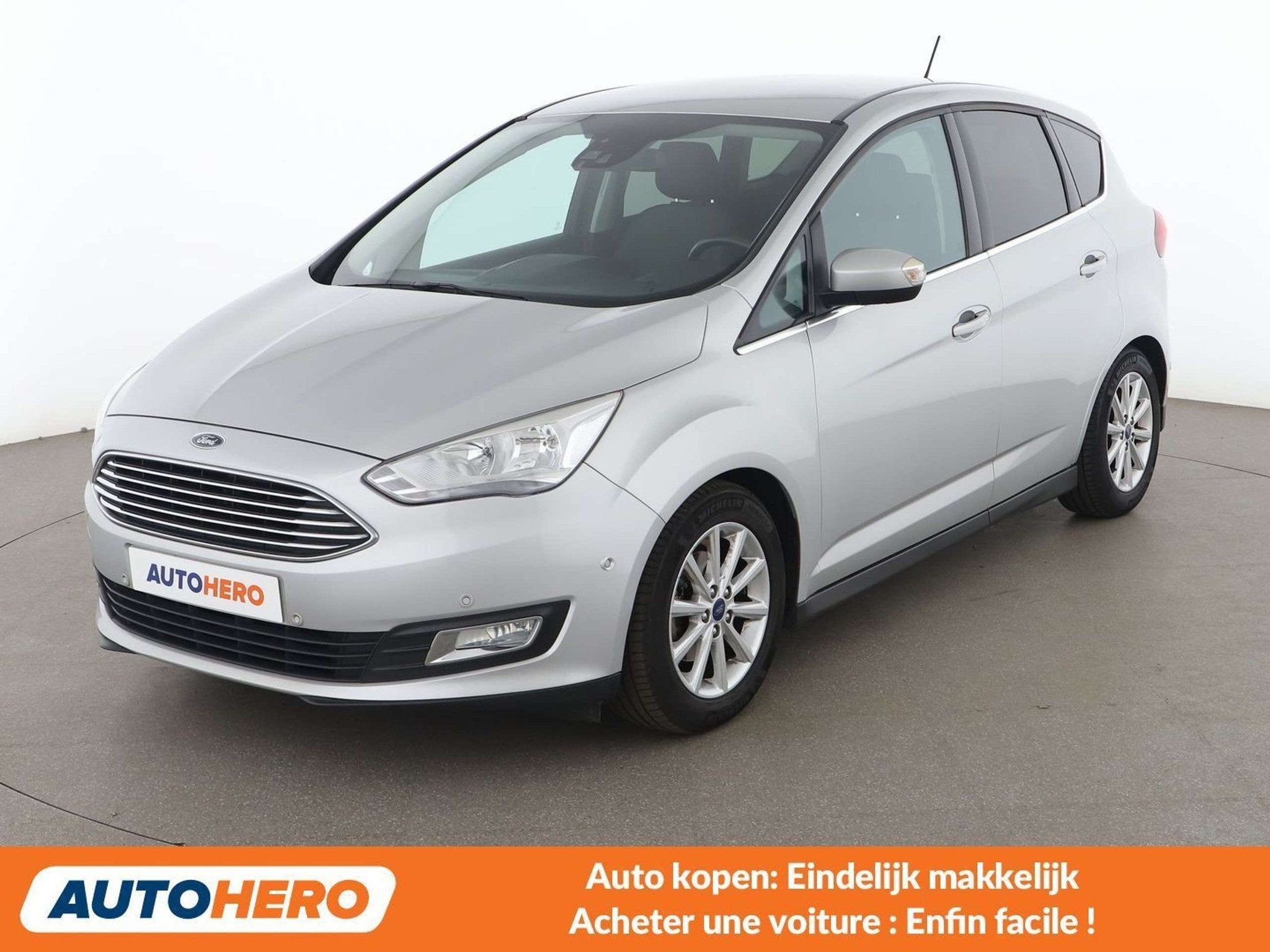 Ford C-MAX 1.5 TDCi Titanium (année de construction 2018), Argent ou Gris, Achat, Boîte manuelle, 5 portes