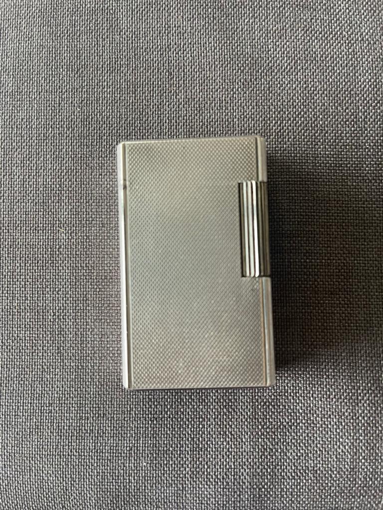 Briquet Dupont en argent, Enlèvement, Utilisé, Briquet