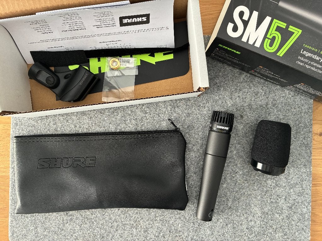Micro Shure SM57 ORIGINAL – Neuf (Boîte, Facture Thomann), Musique & Instruments, Enlèvement ou Envoi, Neuf