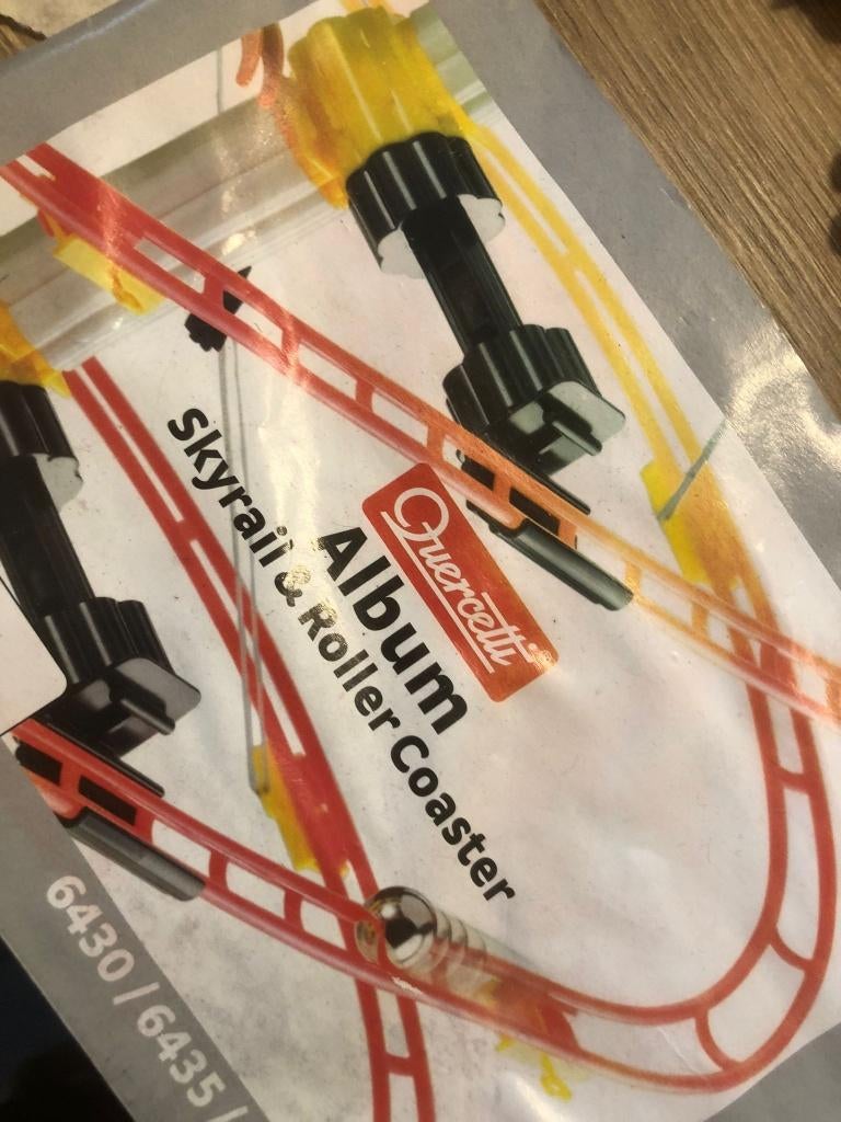 KNIKKERBAAN QUERCETTI SKYRAIL & ROLLER COASTER, Kinderen en Baby's, Speelgoed | Bouwstenen, Gebruikt, Overige merken, Ophalen of Verzenden