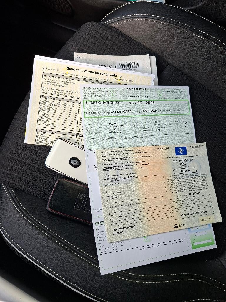 Renault, Voorwielaandrijving, Kadjar, 4 cilinders, Leder en Stof