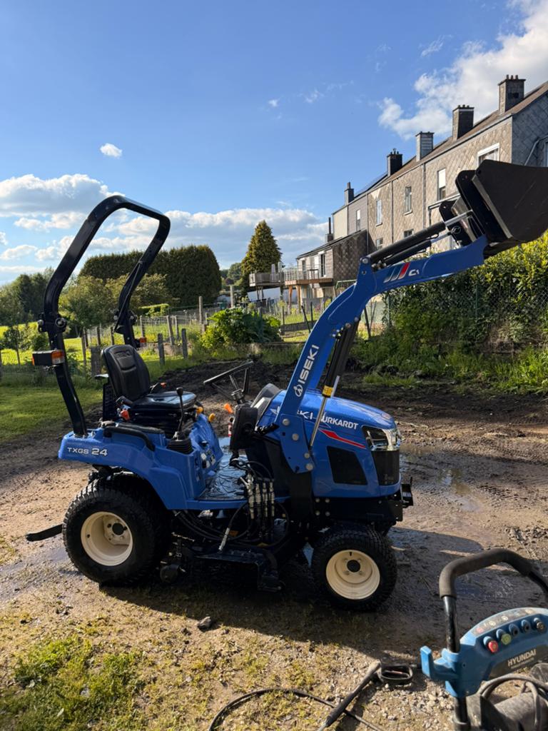 Tracteur horticole iseki tondeuse, Enlèvement ou Envoi, Comme neuf