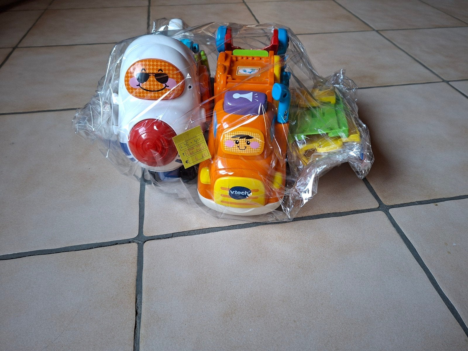 vliegtuig vtech, Enlèvement