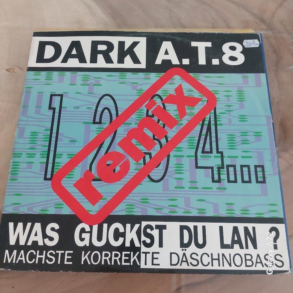 dark at 8 was gluckst du lan 12 inch maxi, Cd's en Dvd's, Vinyl | Dance en House, Gebruikt, Hardcore, Ophalen of Verzenden, 12 inch
