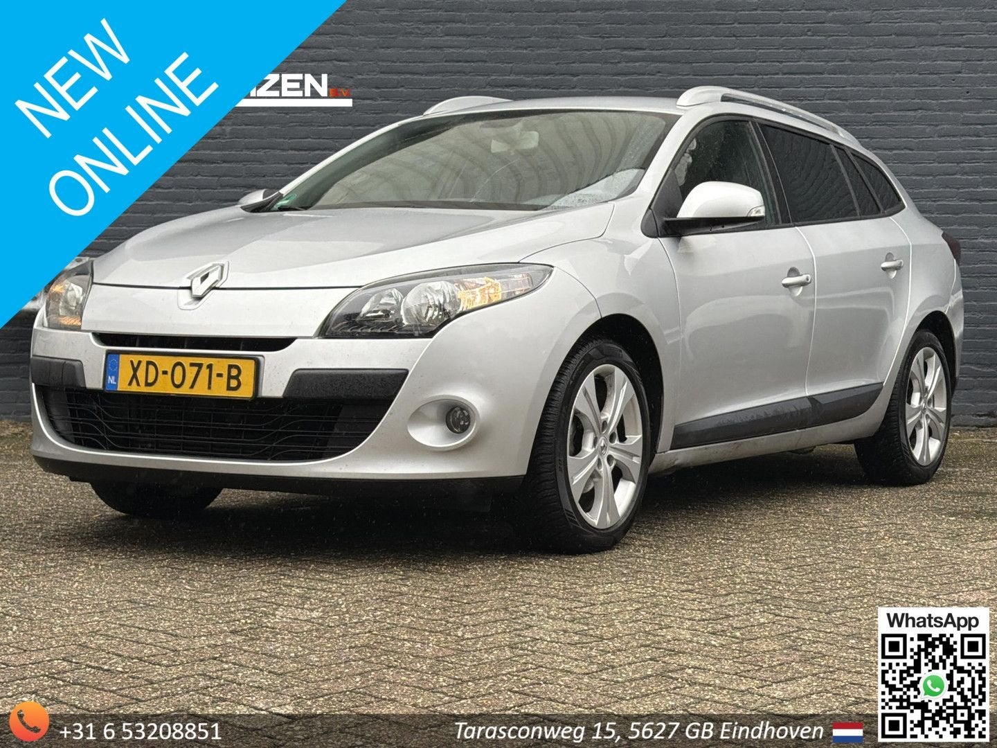 Renault Megane Estate 1.4 TCe Bose | Climate | Cruise | Navi, Argent ou Gris, Achat, Entreprise, Boîte manuelle