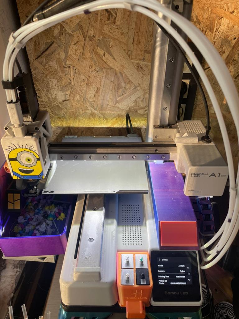 Bambulab A1 mini, Computers en Software, 3D Printers, Ophalen, Ingebouwde Wi-Fi, Zo goed als nieuw, Filament
