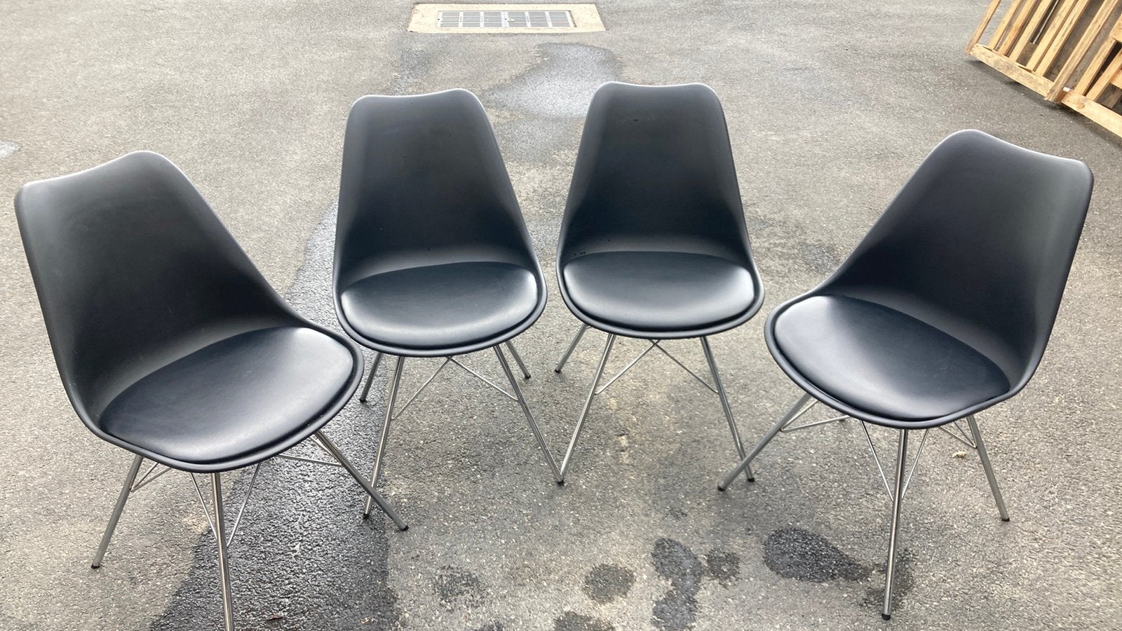 4 mooie keukenstoelen, Huis en Inrichting, Stoelen, Ophalen, Zo goed als nieuw