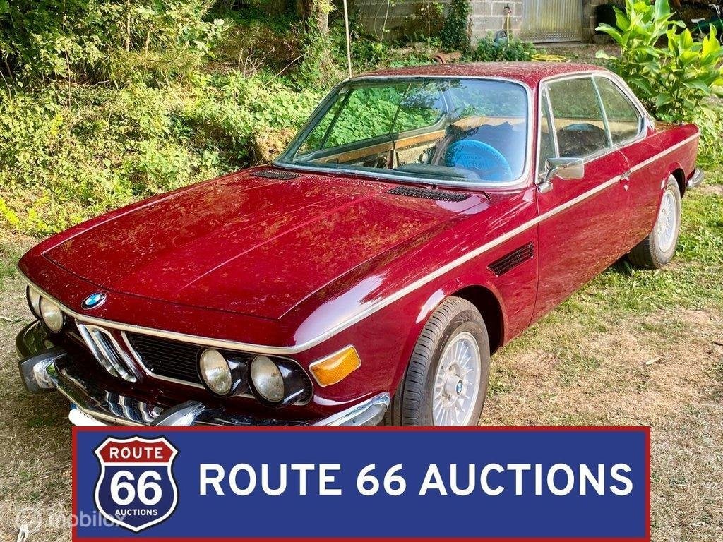 BMW 3.0 CS | 1971 | Route 66 Auctions, Autos, Achat, Entreprise, Boîte manuelle, Autre carrosserie