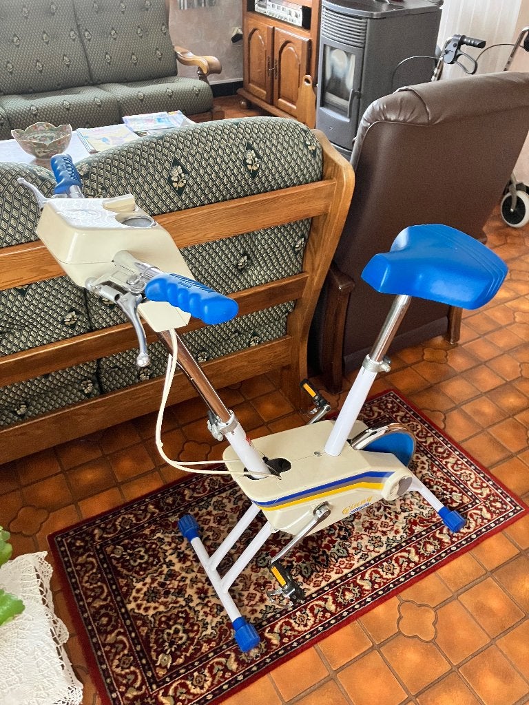 Oude hometrainer, Enlèvement, Utilisé, Métal, Vélo d'appartement