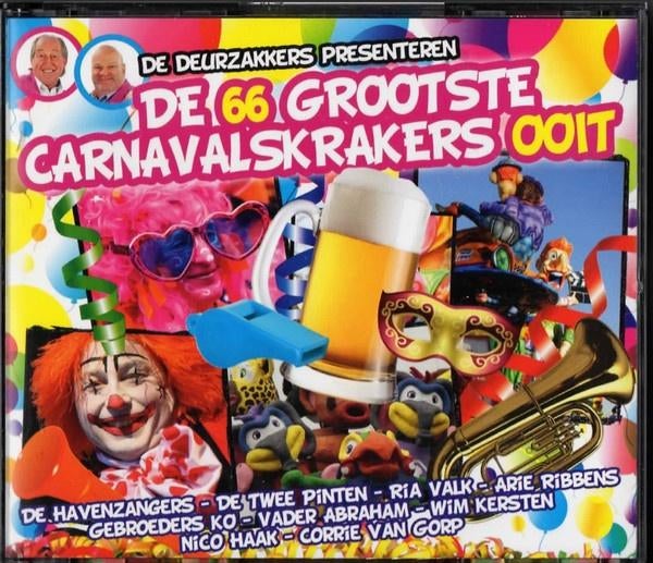 De 66 Grootste Carnavalskrakers Ooit ! - Various, Enlèvement ou Envoi, Comme neuf, Pop, Coffret