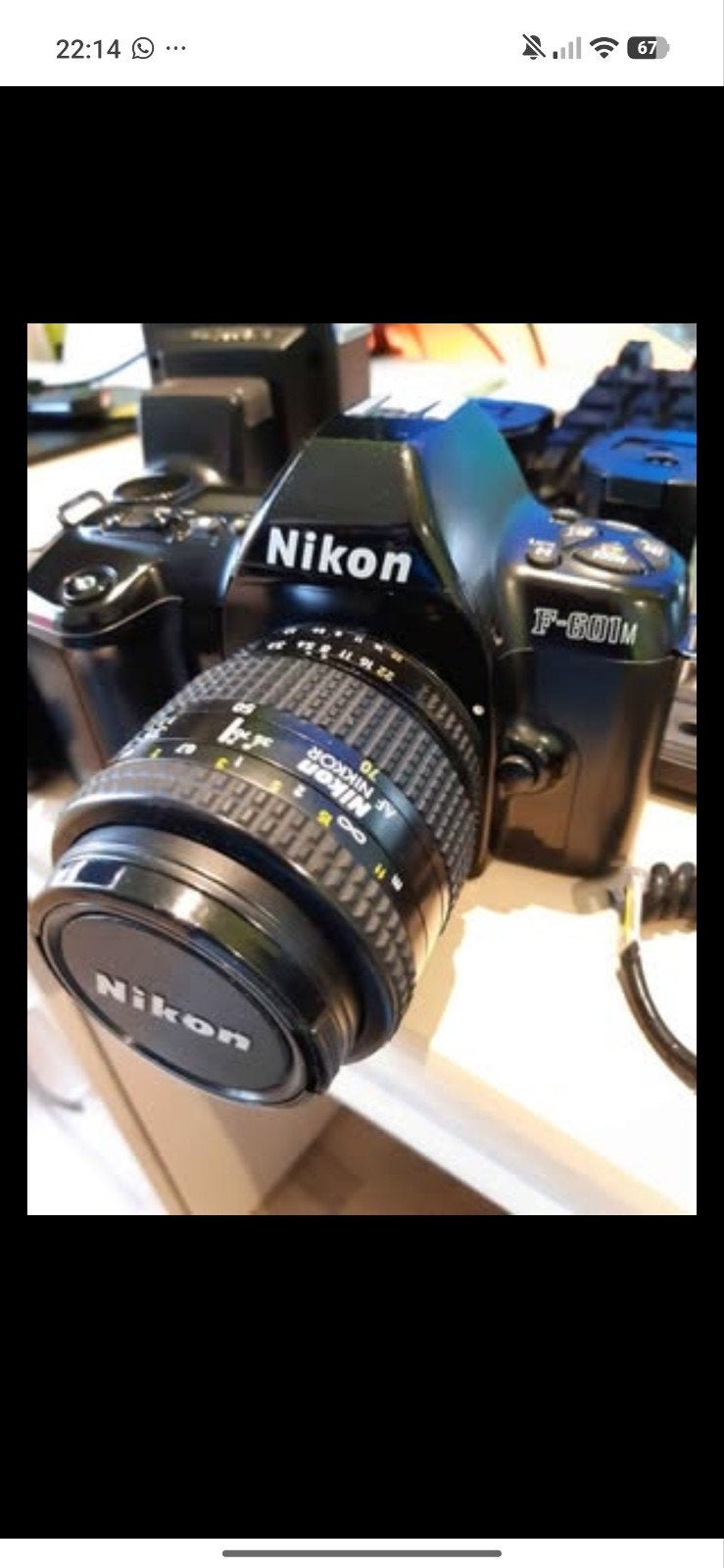 Nikon F601M analoge foto camera., Enlèvement, Nikon