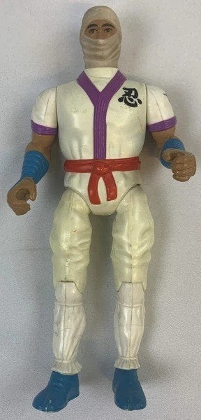 Coleco Rambo Force of Freedom White Dragon Ninja 1985 figuur, Verzamelen, Verzenden, Zo goed als nieuw