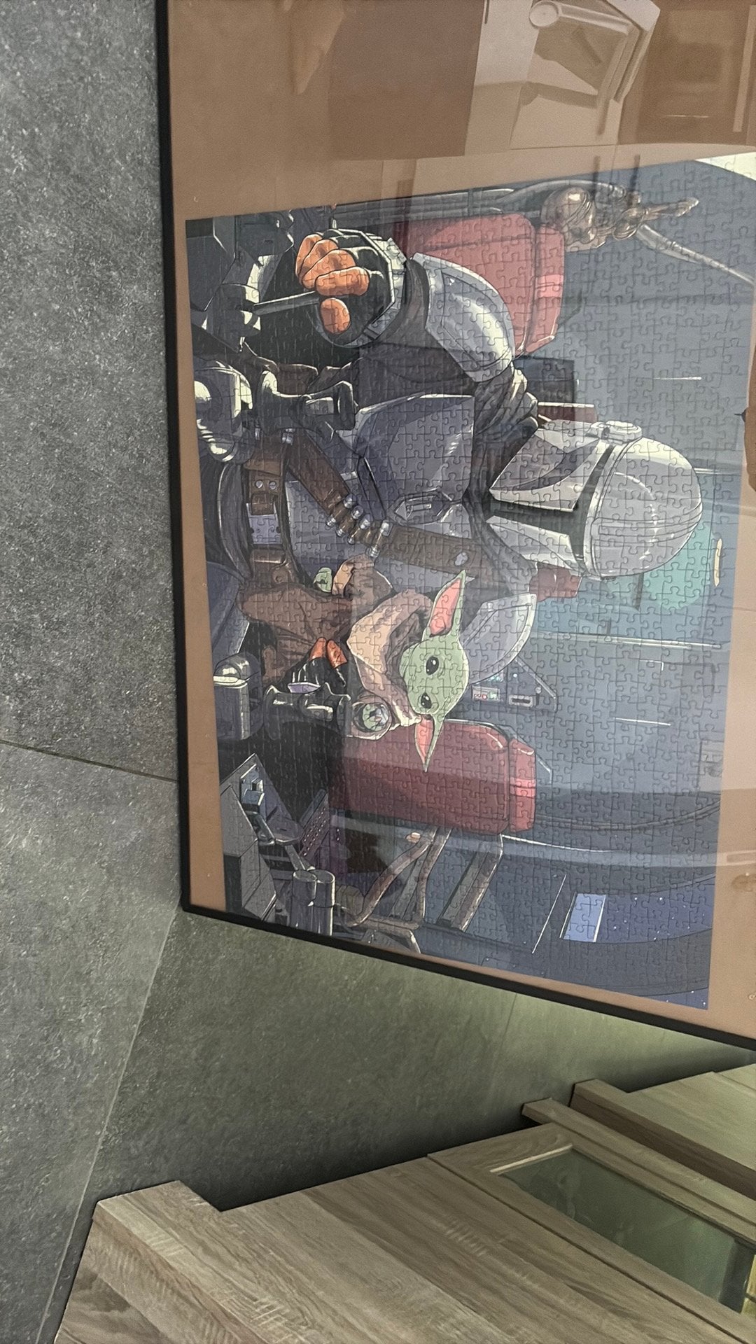Puzzle 1000 pcs Mandalorian collé, Ophalen, Legpuzzel