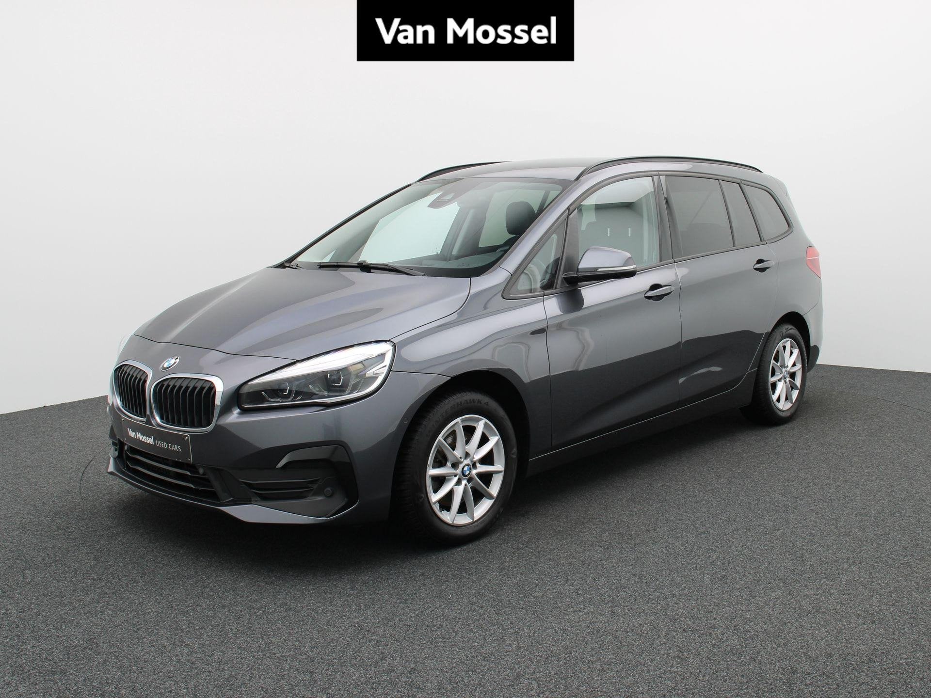 BMW 2-serie Gran Tourer 218i (100kW) NAVI | LEDER | TREKHAAK, Voorwielaandrijving, Dealer onderhouden, Gebruikt, Zwart