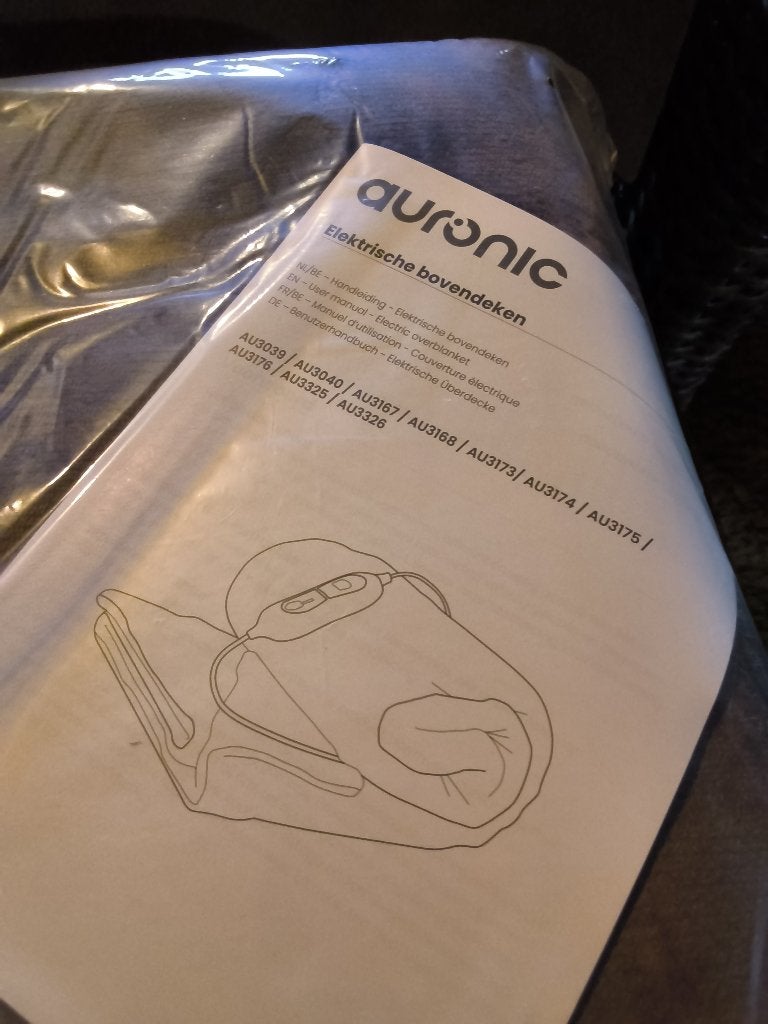Auronic electrische bovendeken, 120 cm, Nieuw, Ophalen of Verzenden, Wasbaar
