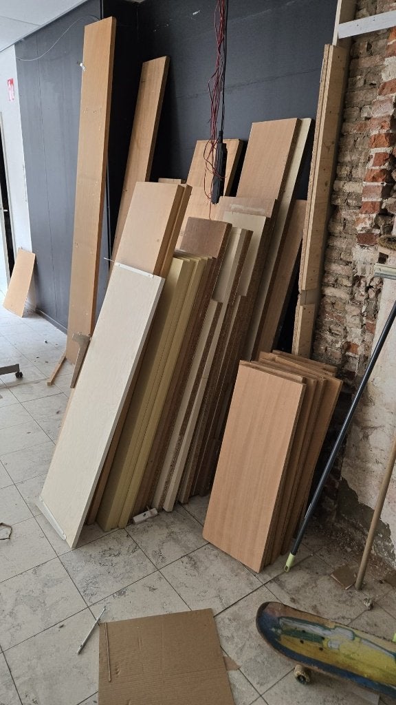 Lot legplanken verschillende maten, Ophalen, Gebruikt