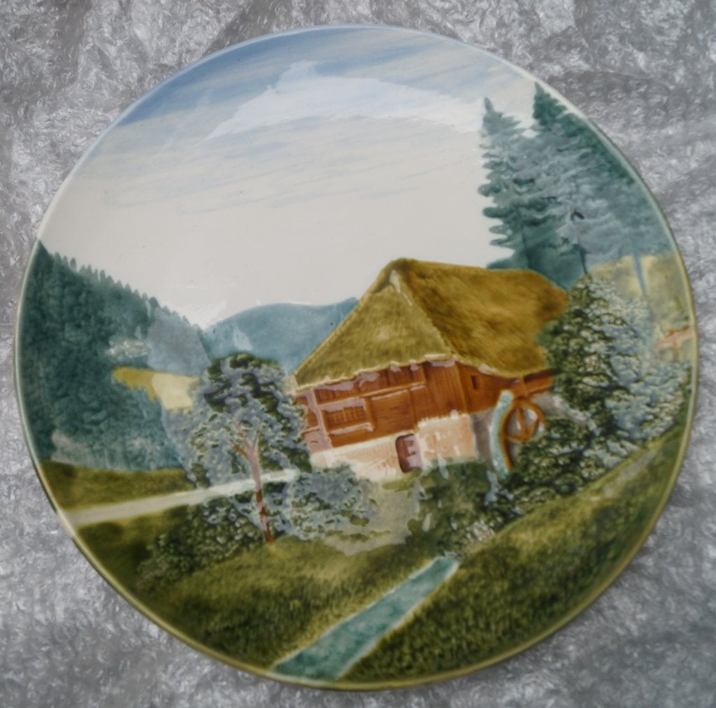 Assiette à barbotine, Antiquités & Art, Enlèvement ou Envoi