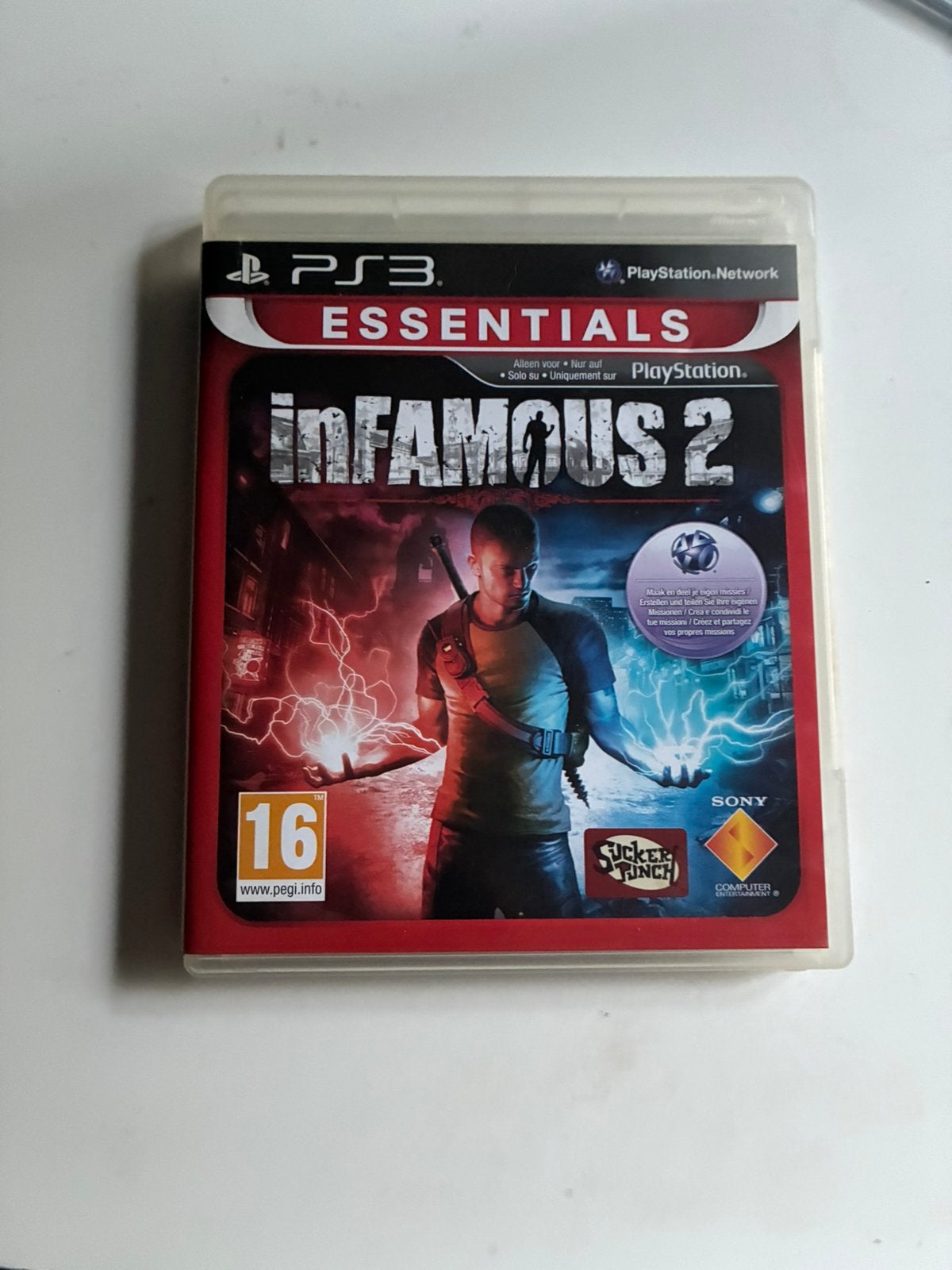 inFAMOUS 2 (PS3) - Essentials Editie, Ophalen of Verzenden, Zo goed als nieuw