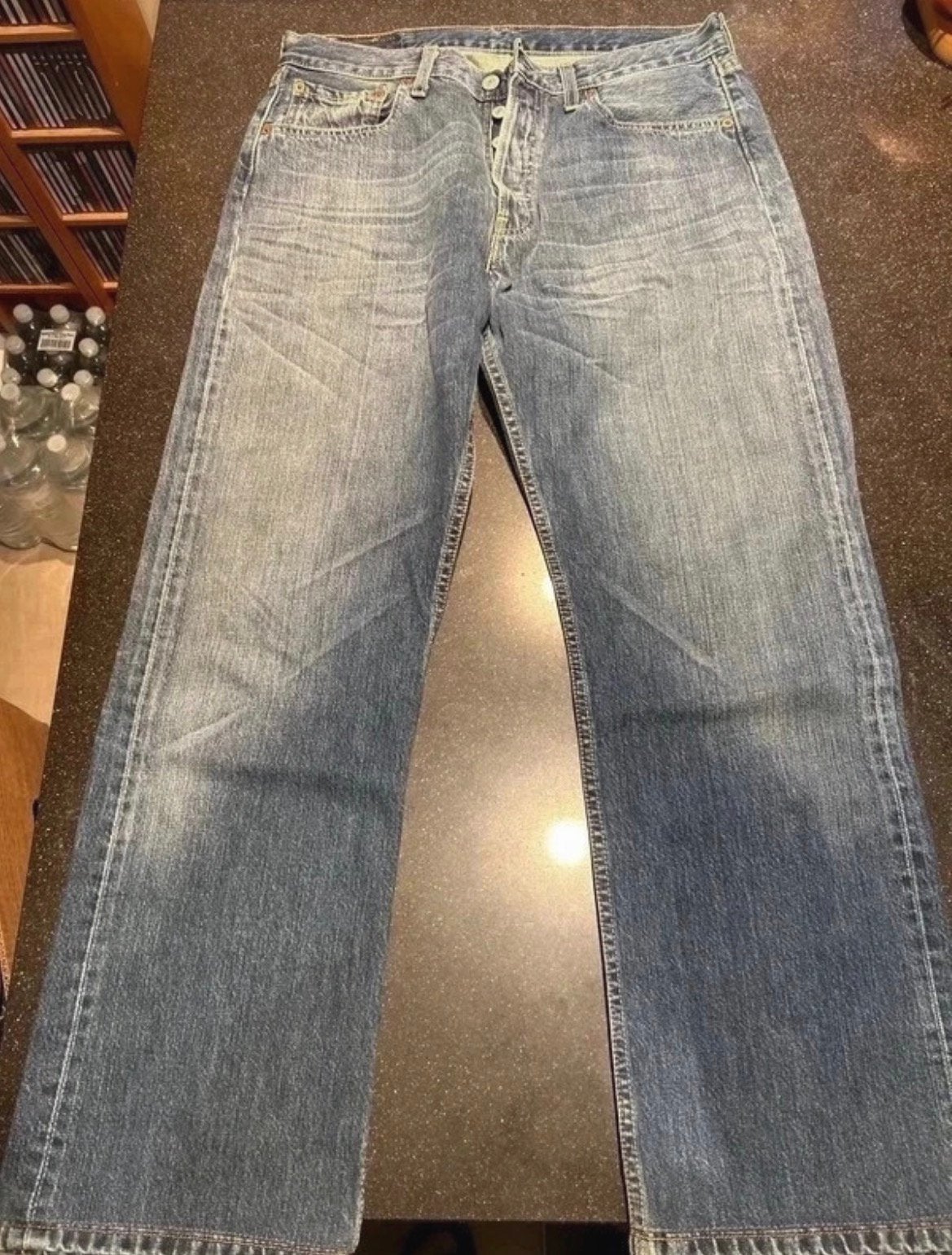 Levi's 501 jeans W35 L32 heren spijkerbroek blauw, Enlèvement, Porté, Bleu