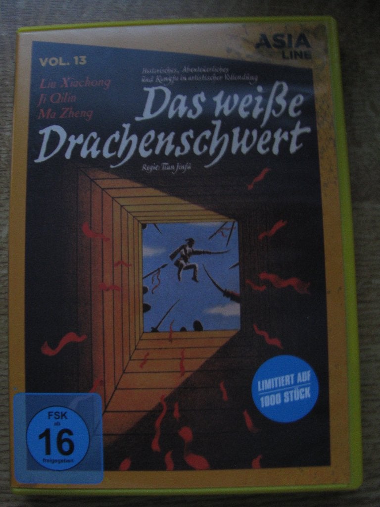 Das weize Drachenschwert - kung fu, Cd's en Dvd's, Dvd's | Actie, Vanaf 16 jaar, Duits, Ophalen of Verzenden, Zo goed als nieuw
