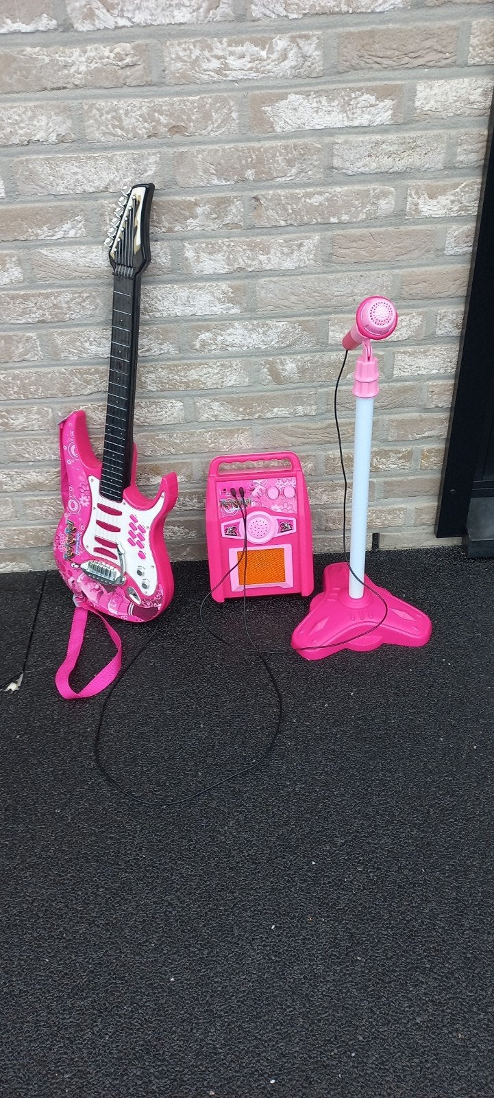 Karaoke + Gitaar set, Kinderen en Baby's, Ophalen, Gebruikt