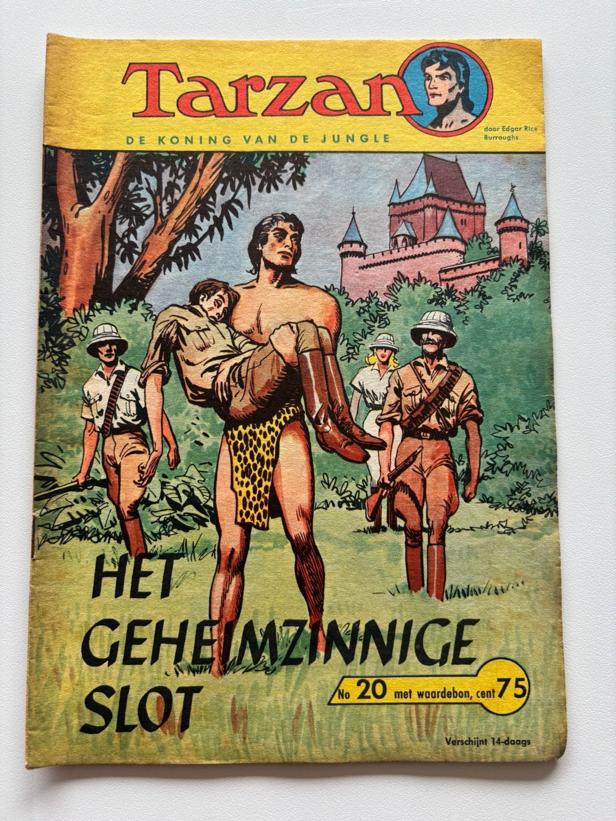 Tarzan strip nr 20 Het geheimzinnige slot., Eén comic, Ophalen, Gelezen