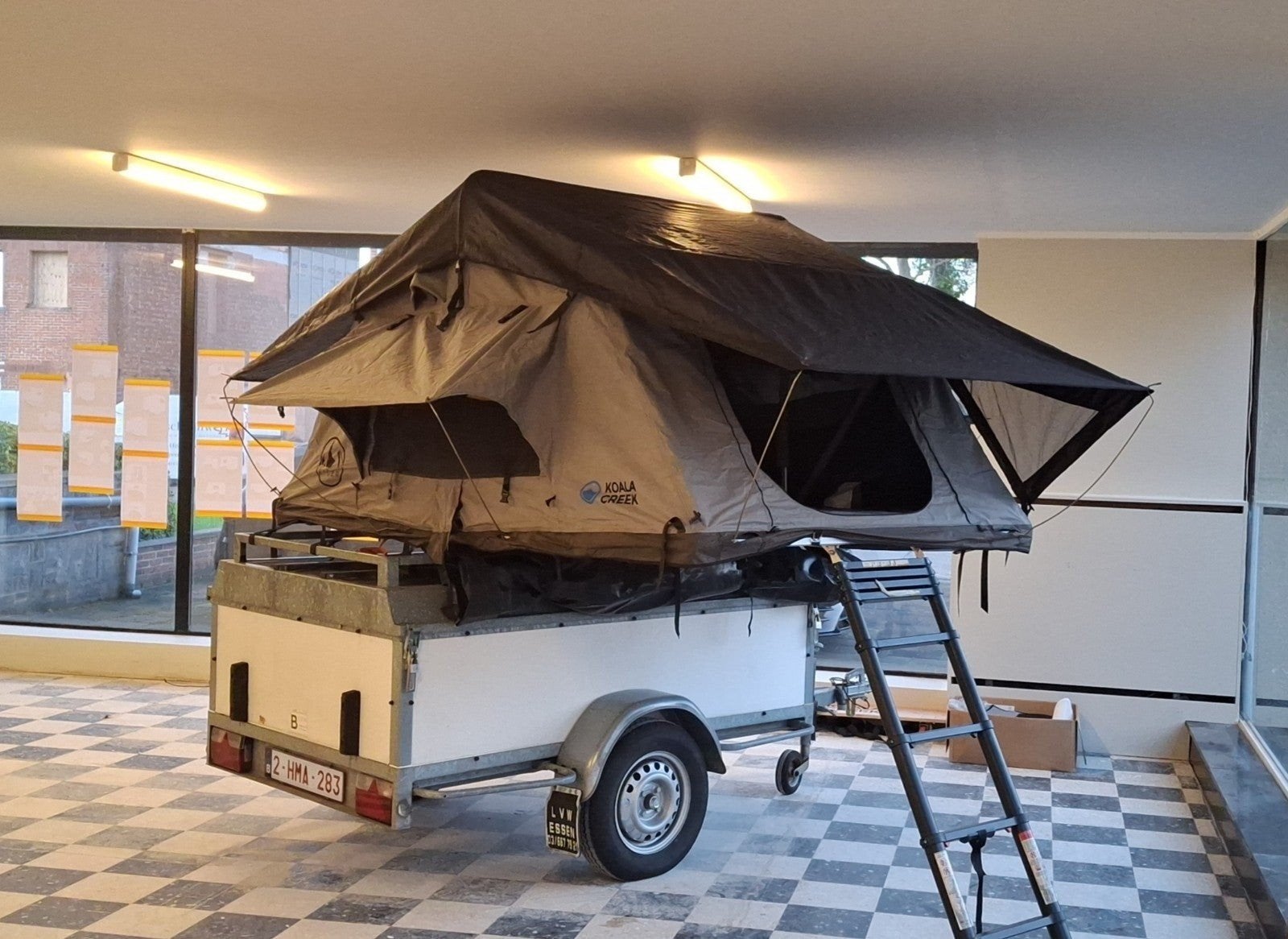 *** Daktent + Bagagewagen ***, Enlèvement