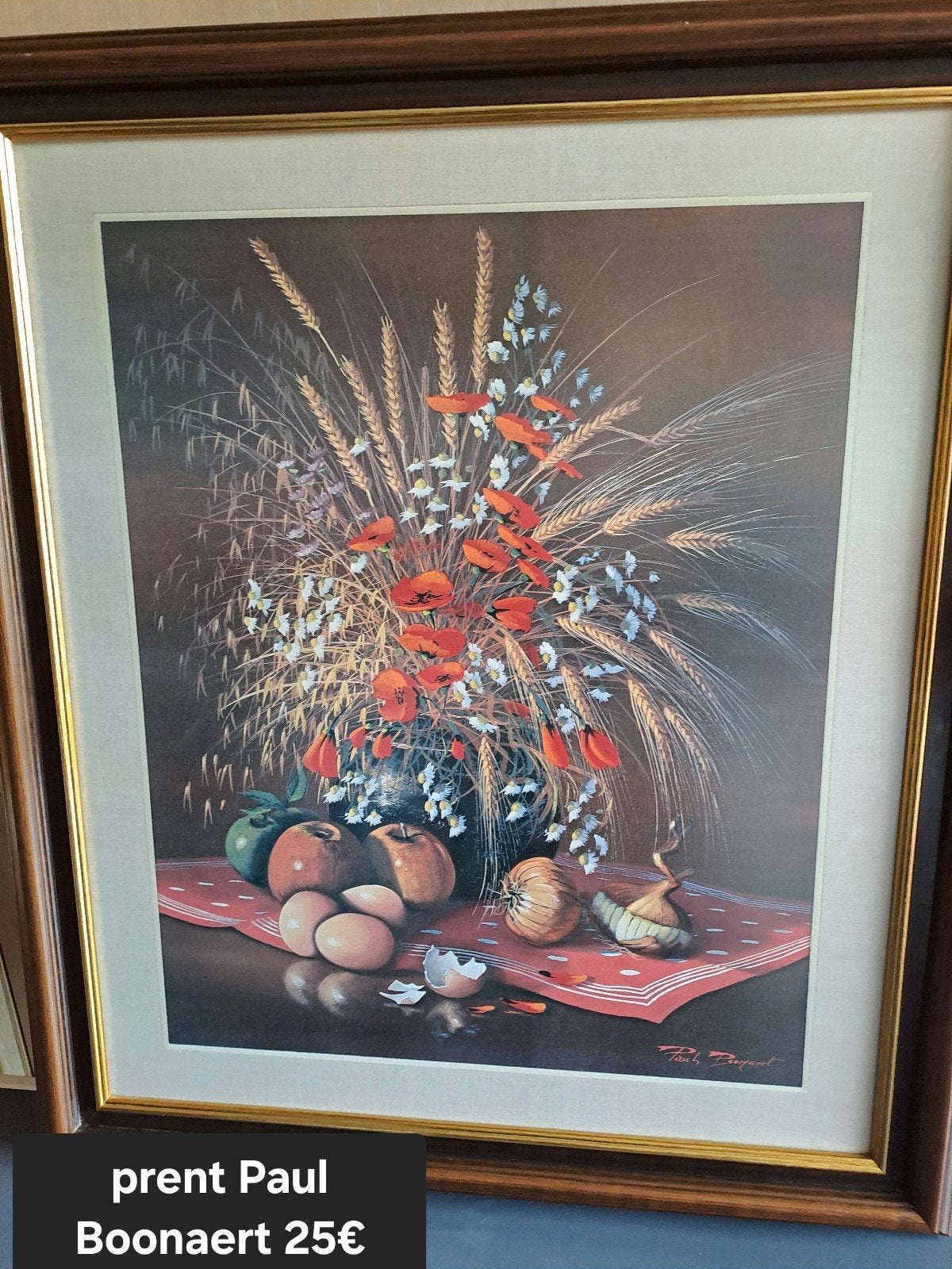 Prent Paul Boonaert, Enlèvement
