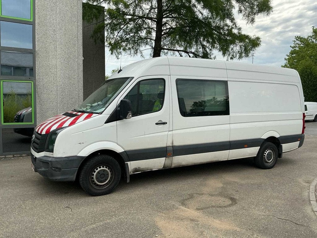 Volkswagen TDI Dubbele Cabine Crafter Bedrijfswagen, Auto's, Gebruikt, Volkswagen, Bedrijf, Te koop