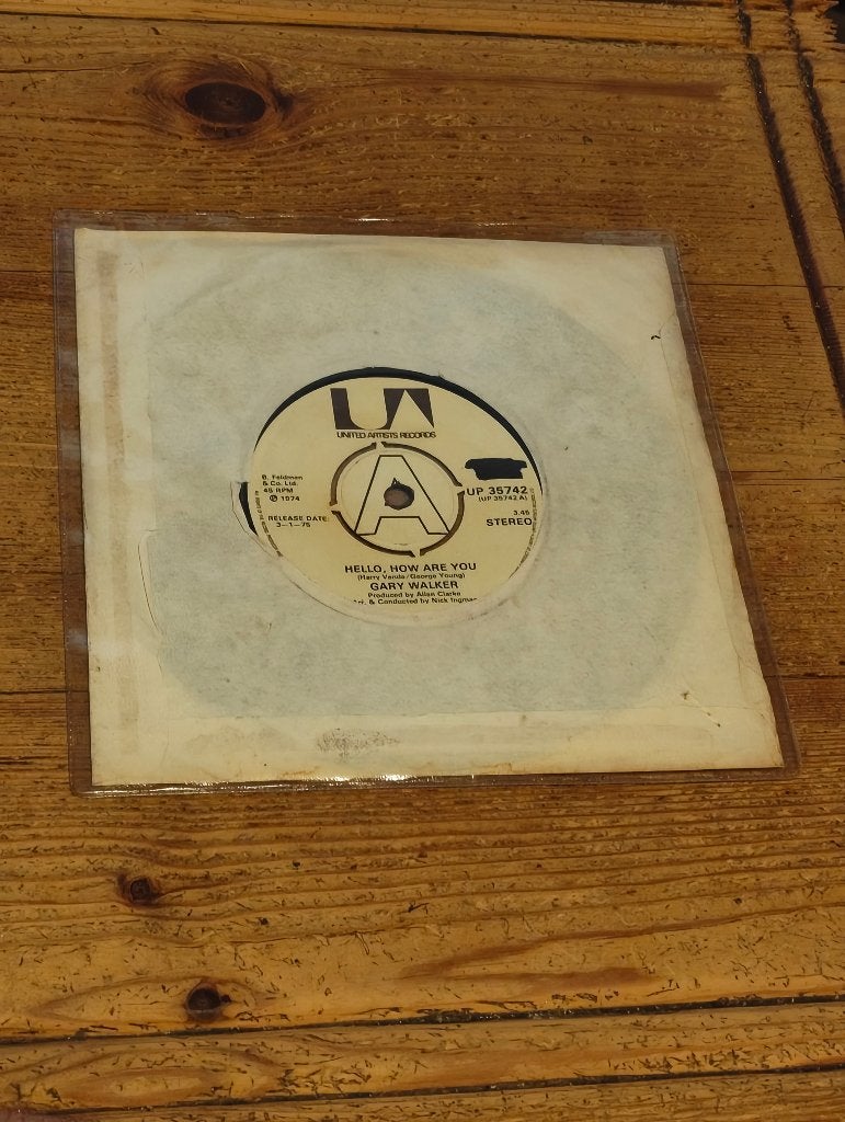 Single van Gary Walker, CD & DVD, Vinyles Singles, Enlèvement ou Envoi, 7 inch, Promo, Utilisé