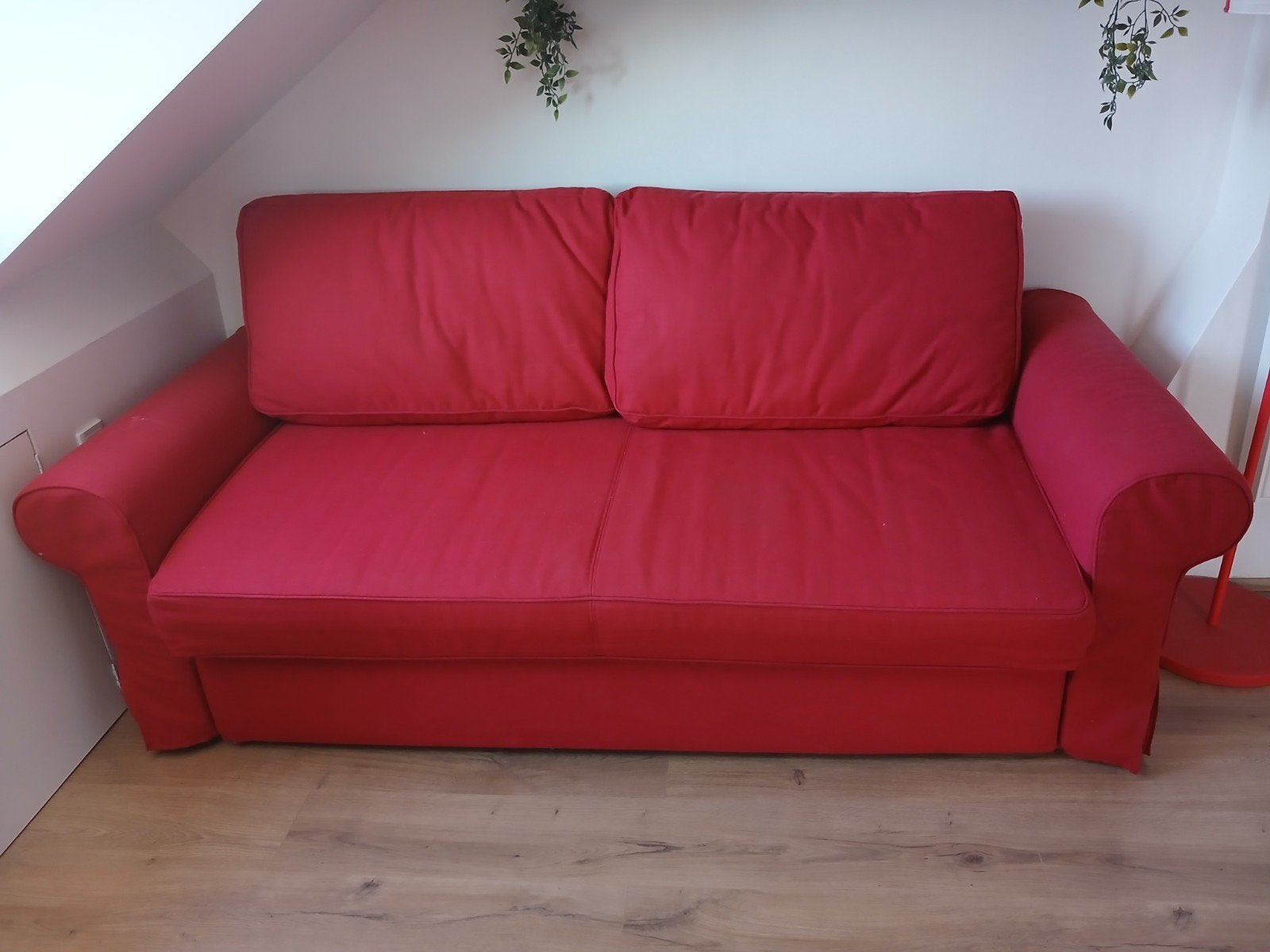 slaapbank ikea 2 personen, Ophalen, Gebruikt, Tweepersoons, 200 cm
