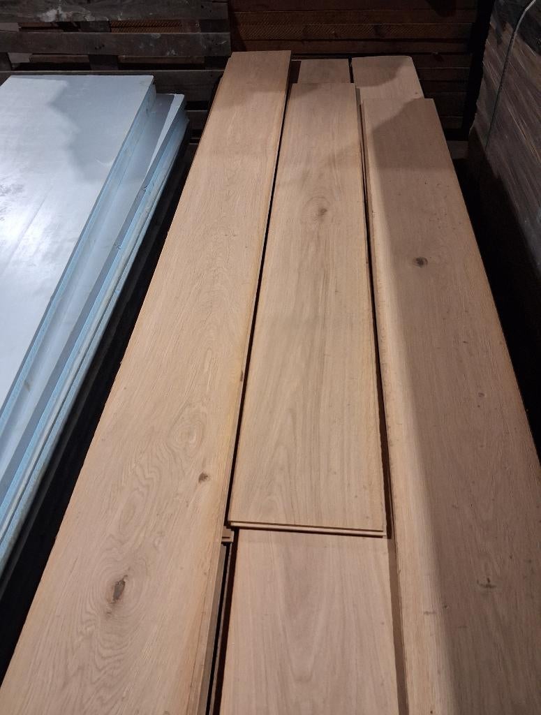 Halfmassief eikenparket 15mm, Ophalen, Parket