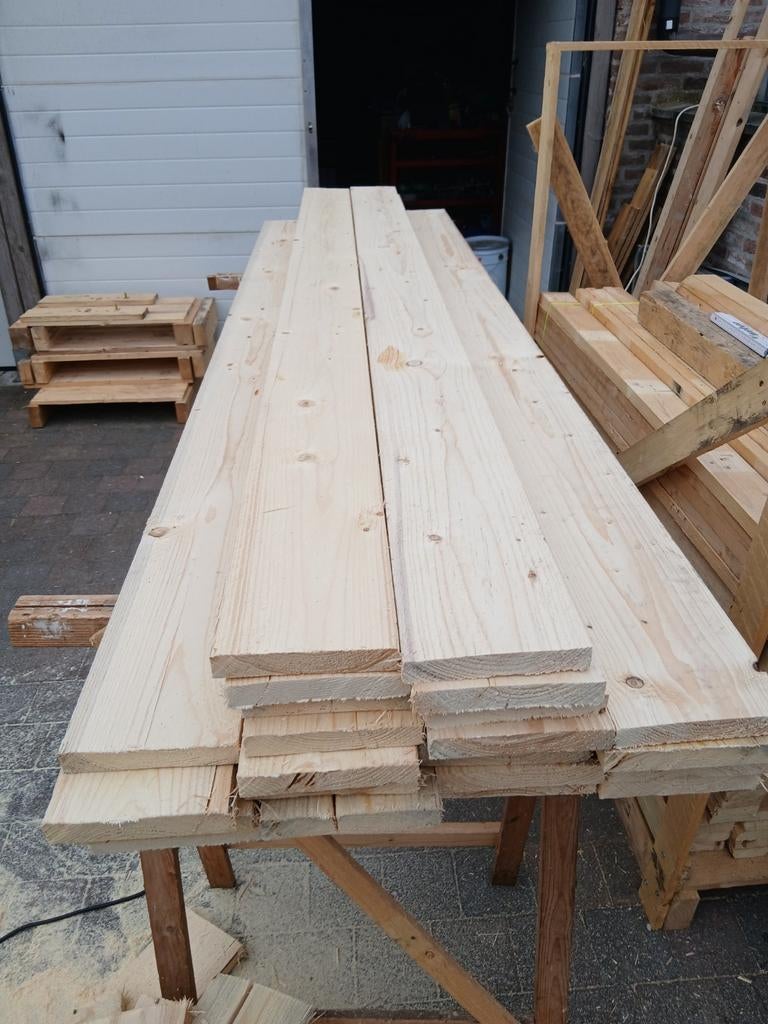 Houten planken, Ophalen, Planken