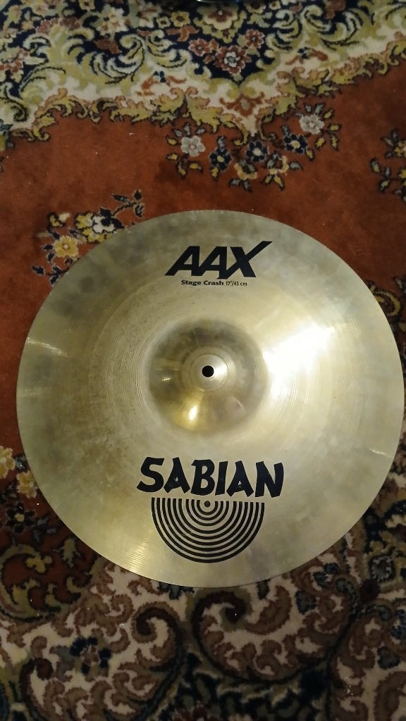 Sabian AAX Stage Crash 17", Musique & Instruments, Batteries & Percussions, Enlèvement ou Envoi, Comme neuf, Autres marques