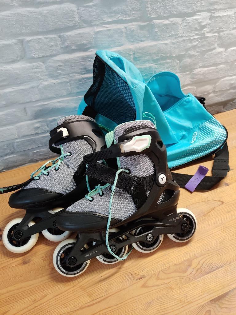 Inline skates / skeelers Decathlon maat 37, Overige merken, Dames, Ophalen of Verzenden, Zo goed als nieuw