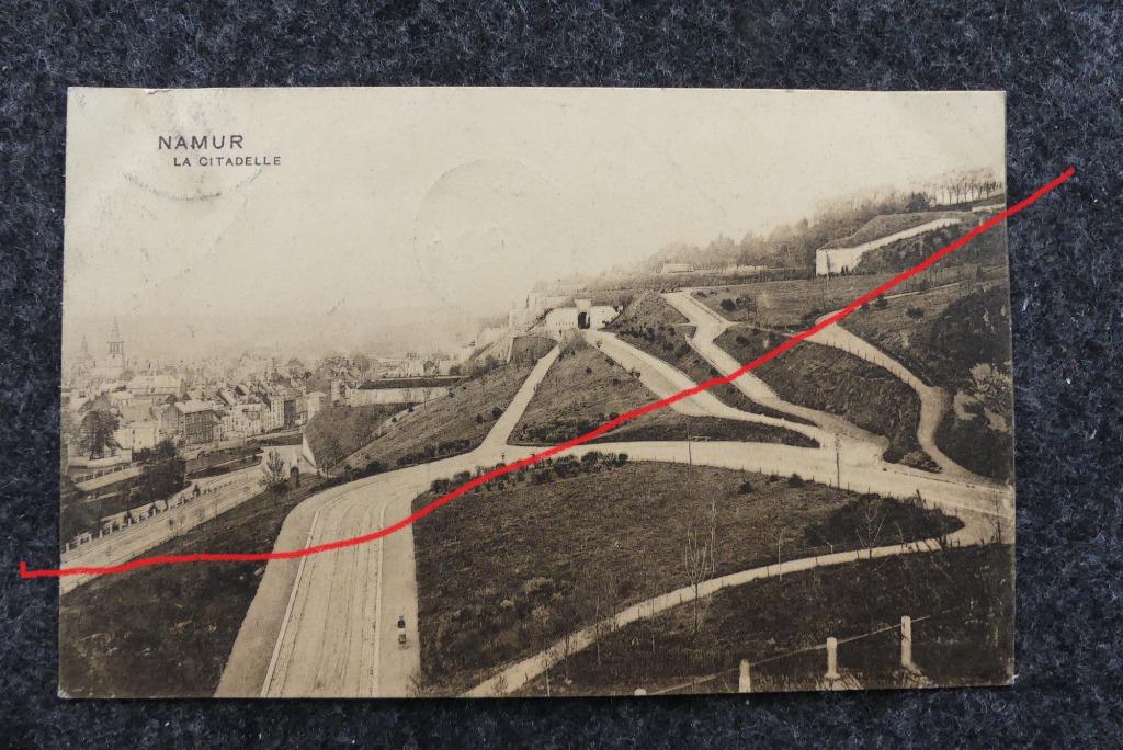 Postkaart 11/8/1912 Namen, Namur La citadelle, België, Enlèvement ou Envoi, Avant 1920, Affranchie, Namur