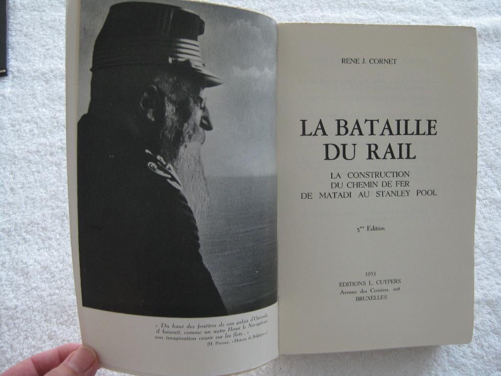 Congo belge – chemin de fer – René Cornet - 1953, Ophalen of Verzenden, Gelezen